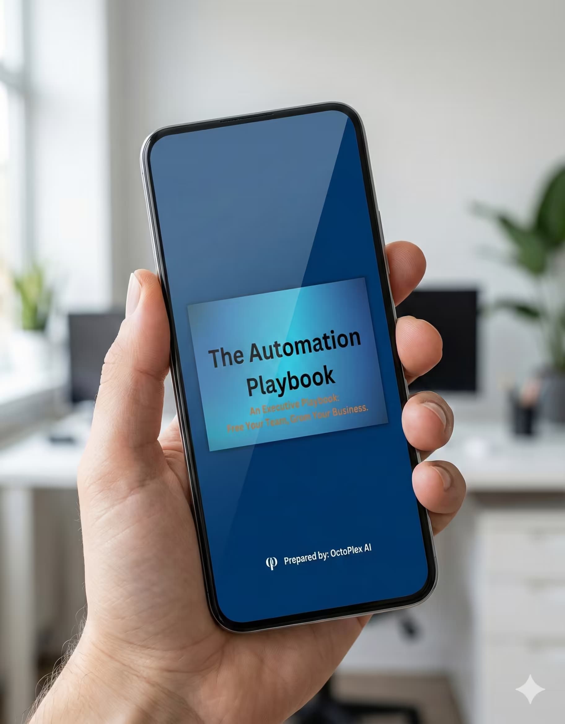The Executive Briefing displayed on an iPad screen